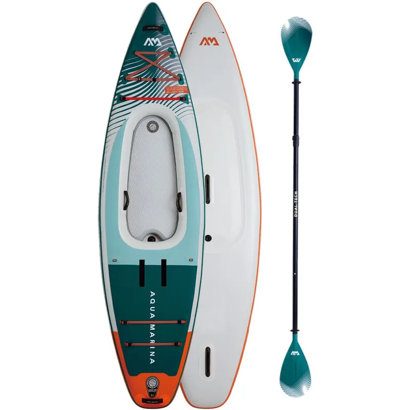 Aqua Marina Cascade 340 Set Hybrid-SUP Grau/Türkis-