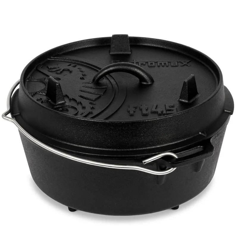 Petromax Dutch Oven FT 4.5 Gusseisen-Topf Schwarz-