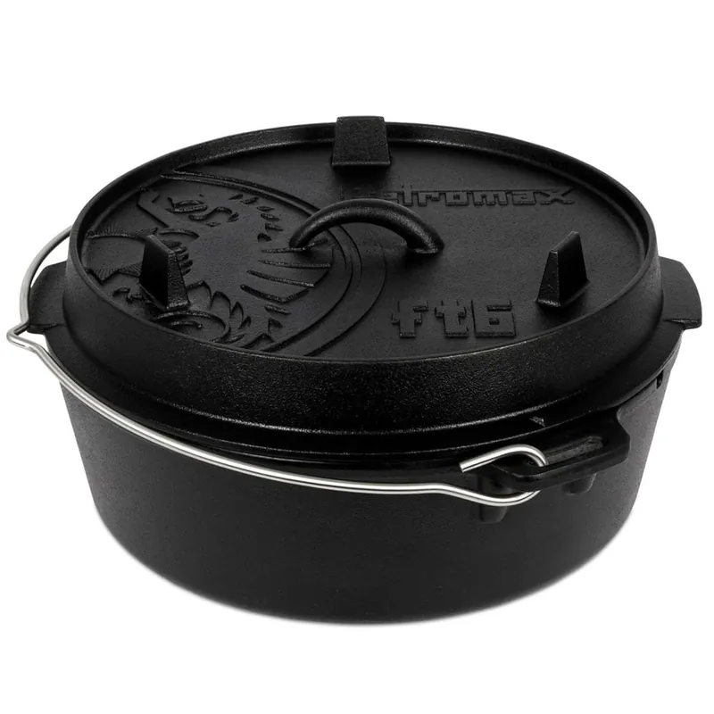 Petromax Dutch Oven FT 6-T Campingtopf Schwarz-