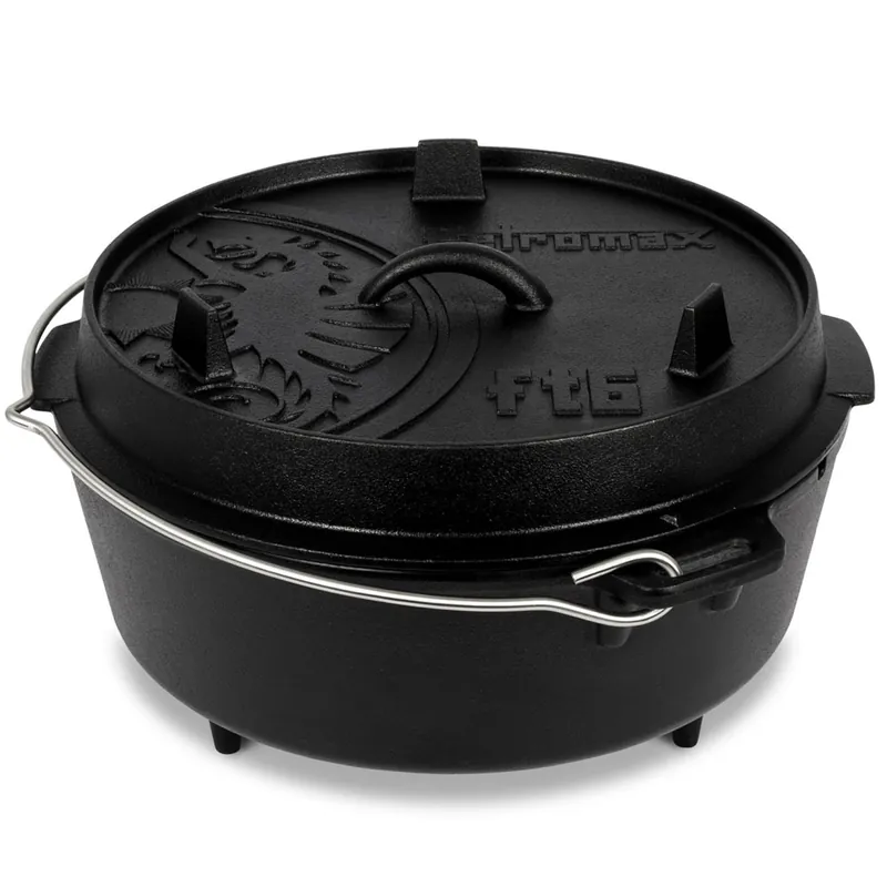 Petromax Dutch Oven FT 9 Gusseisen-Topf Schwarz-