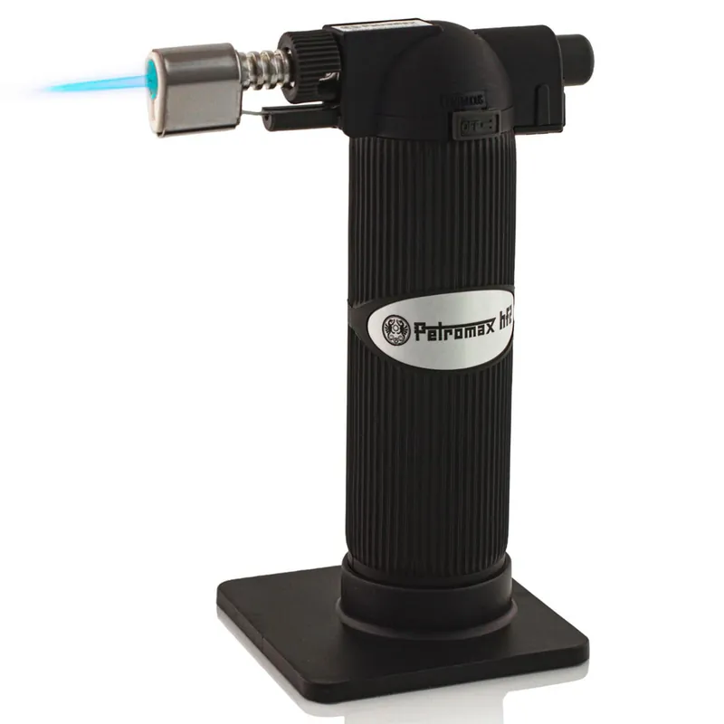 Petromax Profi-Gasbrenner HF2 Anzünder Silber/Schwarz-