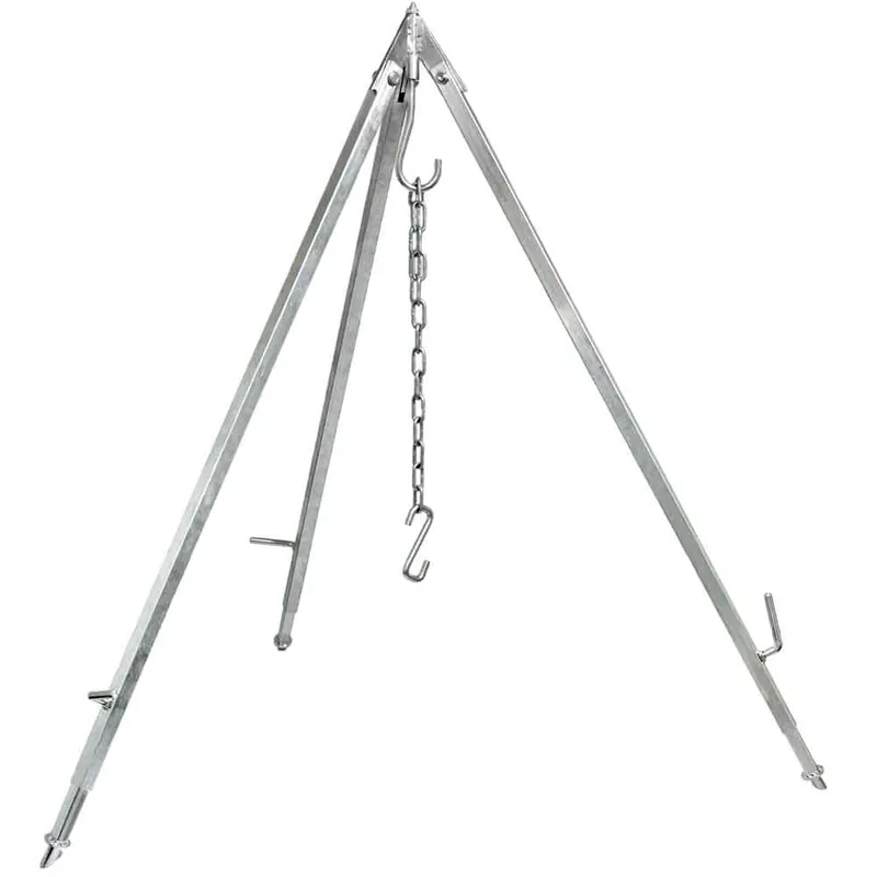 Petromax Dreibein mit Kette und Haken Dreibein Silber-