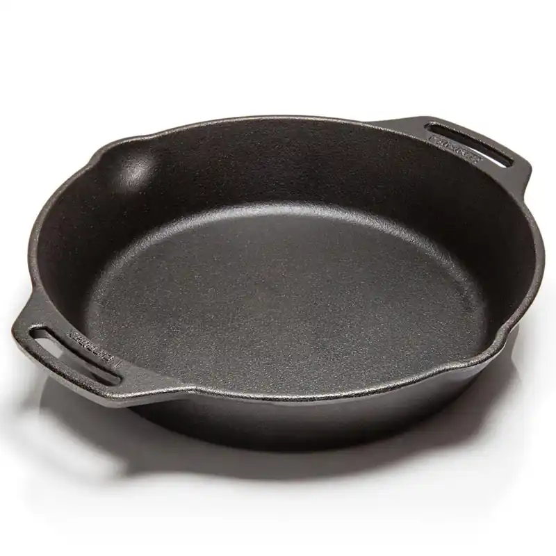 Petromax Feuerpfanne mit Henkeln 25 cm Gusseisenpfanne Schwarz-