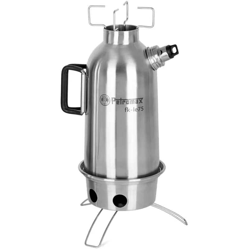 Petromax Feuerkanne Edelstahl 0,75 Liter Feuerkanne Silber-