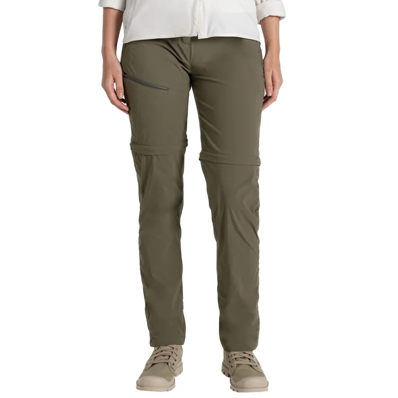 Craghoppers Pro Convertible Trouser III Zip-Off Hose Wild Olive- 36