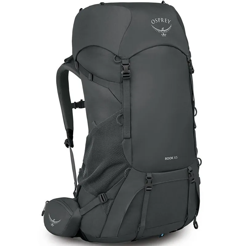 Osprey Rook 65 Mehrtagestourenrucksack Dark Charcoal/Silver Lining-