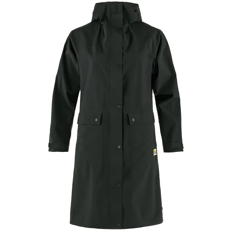 Fjällräven Vardag Rain Parka Regenmantel Black-9