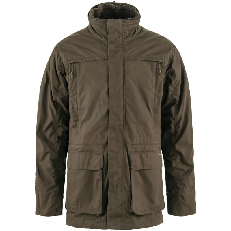 Fjällräven Barents 3-in-1 Hydratic Jagdjacke Dark Olive-9