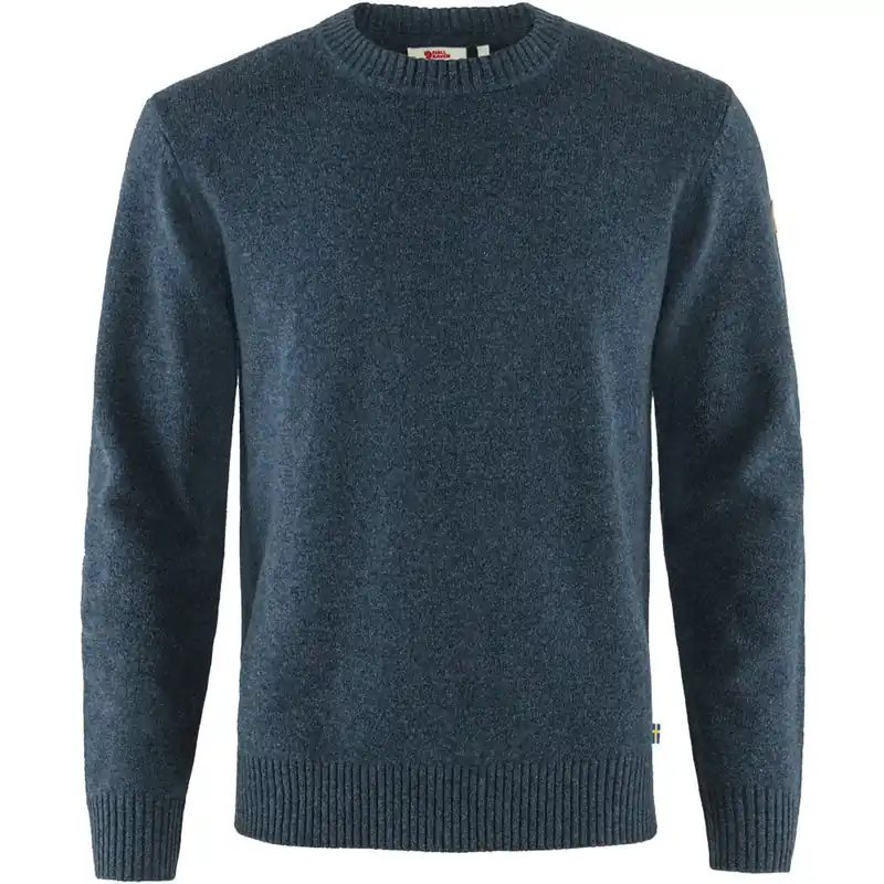 Fjällräven Övik Round-Neck Strickpullover Navy- S