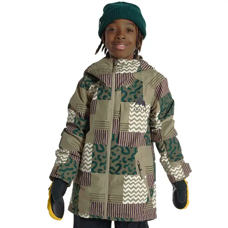Burton Hillslope 2L Snowboardjacke Patchwork-9