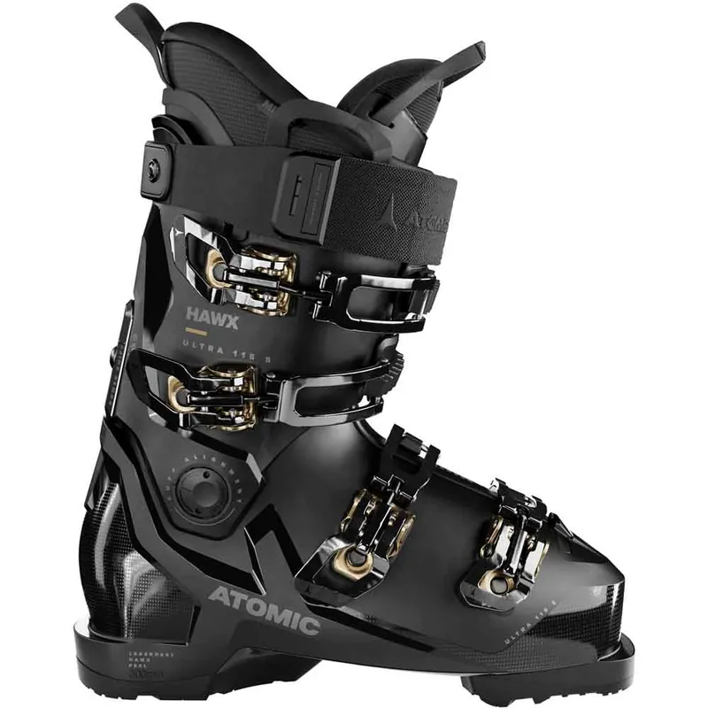 Atomic Hawx Ultra 115 S W GW Skischuhe Black/Gold- 25-25.5 - Nur noch 1 auf Lager