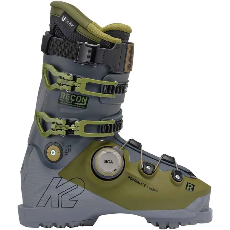K2 Recon 130 BOA Skistiefel Grey/Olive- 27.5 - Nur noch 1 auf Lager