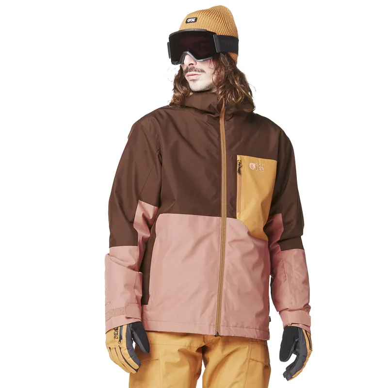 Picture Nitric Schneejacke Chicory/Cedar Brown-9