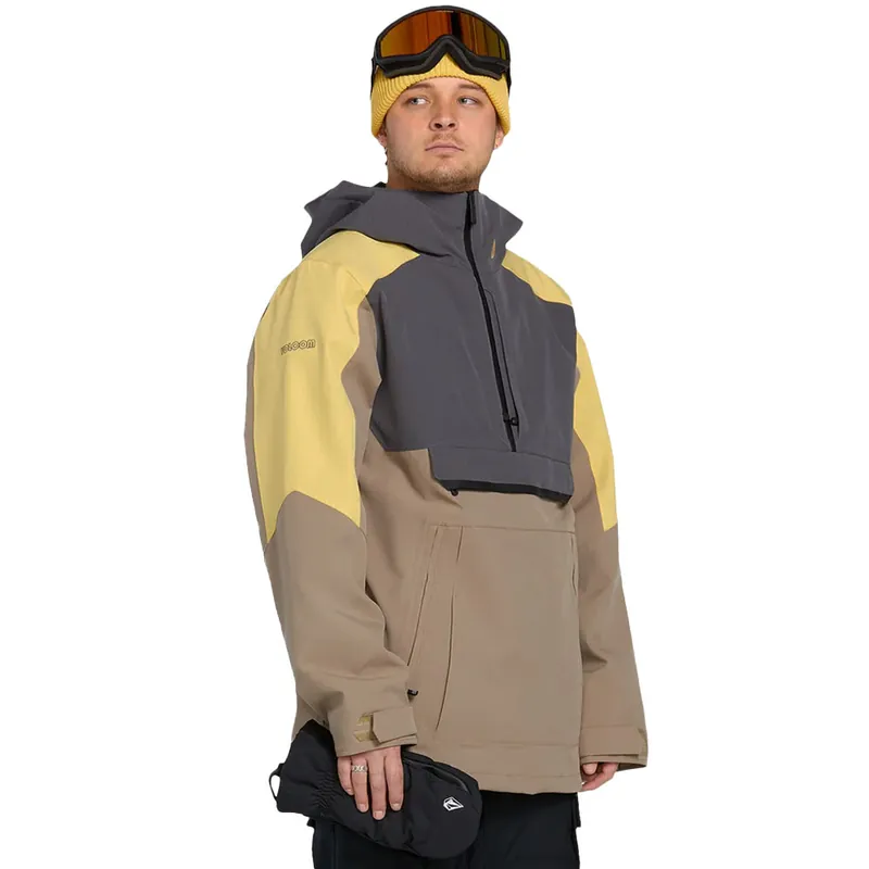 Volcom Brighton Pullover Schneeanorak Chestnut Brown-9