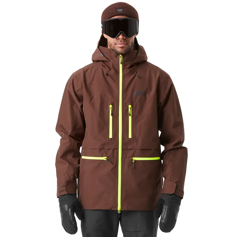 Picture Ozonn 3L Skijacke Chicory Coffee-9