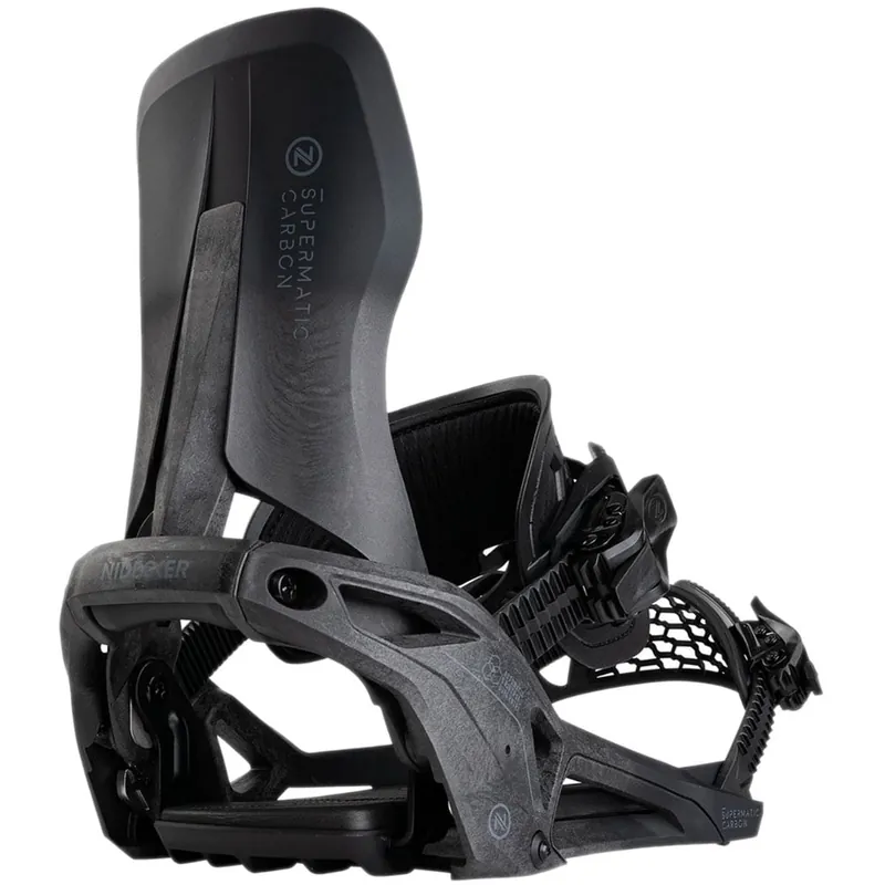 Nidecker Supermatic Carbon Snowboard-Bindung Black- M
