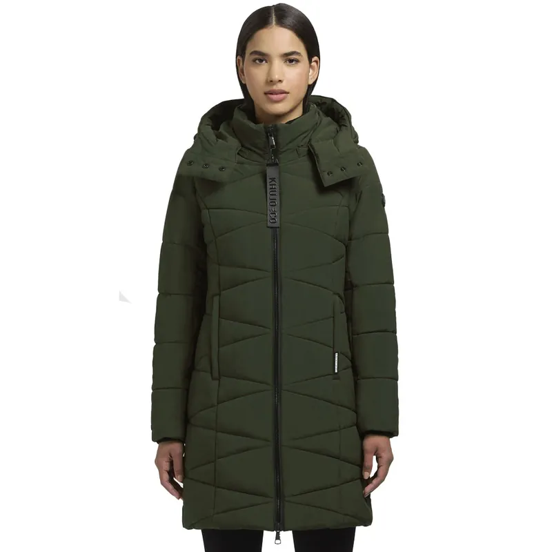 khujo Fitt3 Steppjacke Nature Green-9