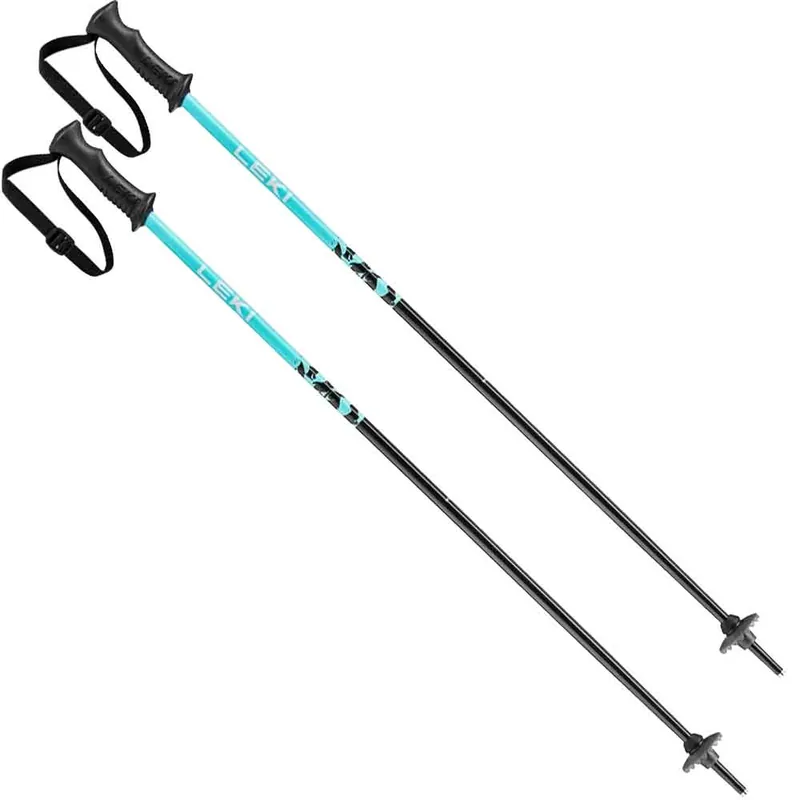 Leki Rider Skistöcke Darkblue/Light Turquoise/White-