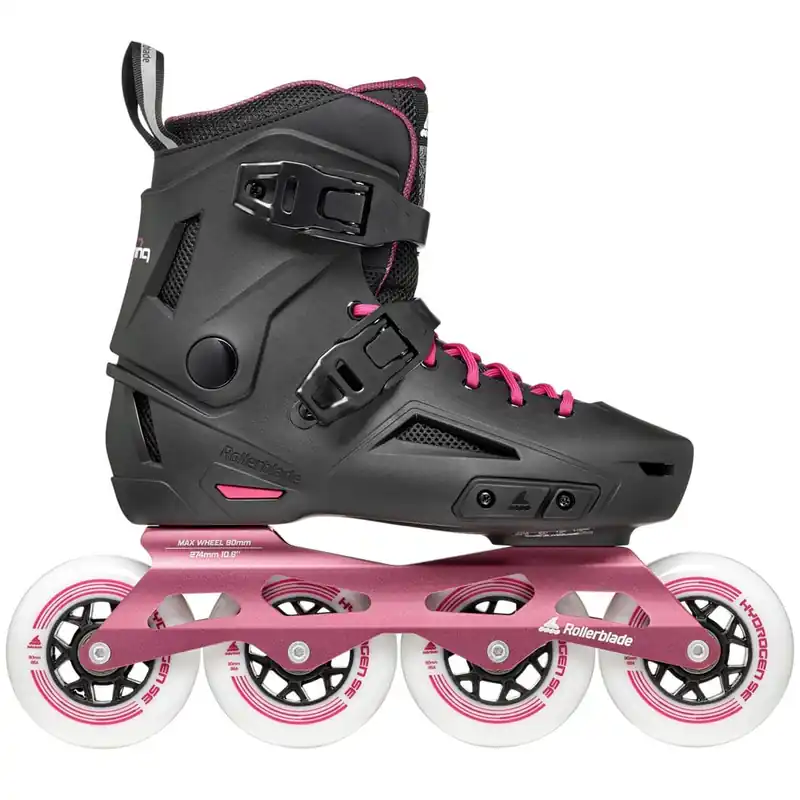 Rollerblade Lightning 90 Inline-Skates Black/Sangria- 35/36