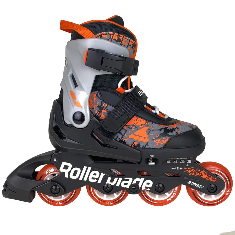 Rollerblade Microblade SL Inline-Skates Black/Orange- 28-32