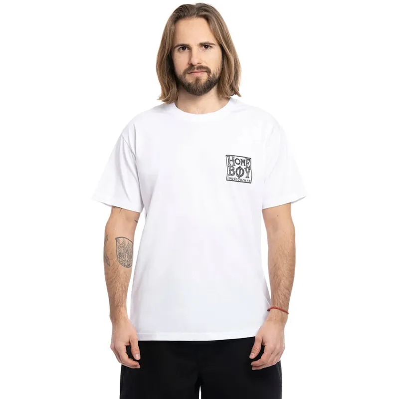 Homeboy Old School T-Shirt White- XS