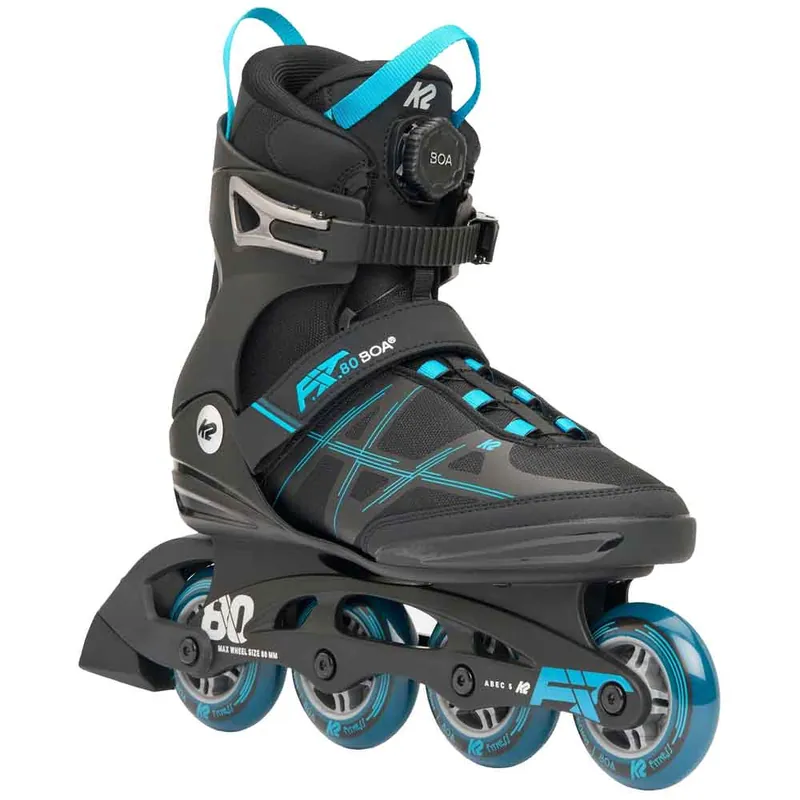 K2 F.I.T. 80 BOA Inline-Skates Black/Blue- 39