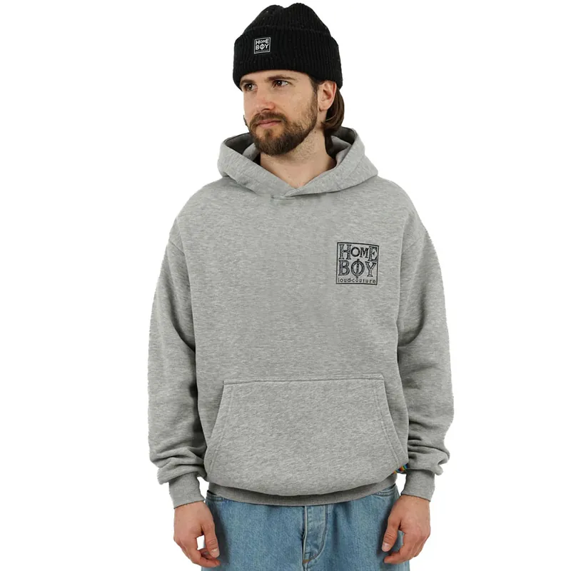 Homeboy Old School Hoodie Grey- XS