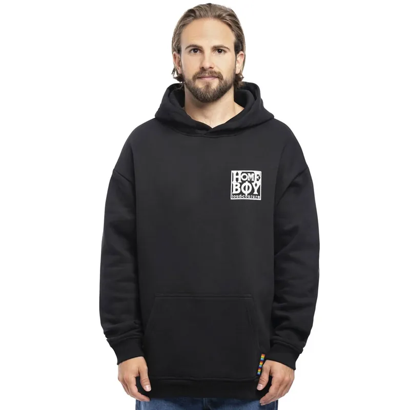 Homeboy Old School Hoodie Black- XS