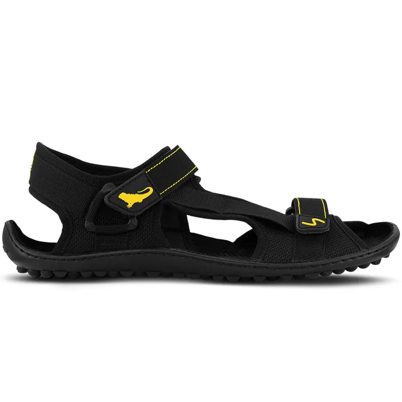 Leguano Attrekktive Barfußsandalen Black-
