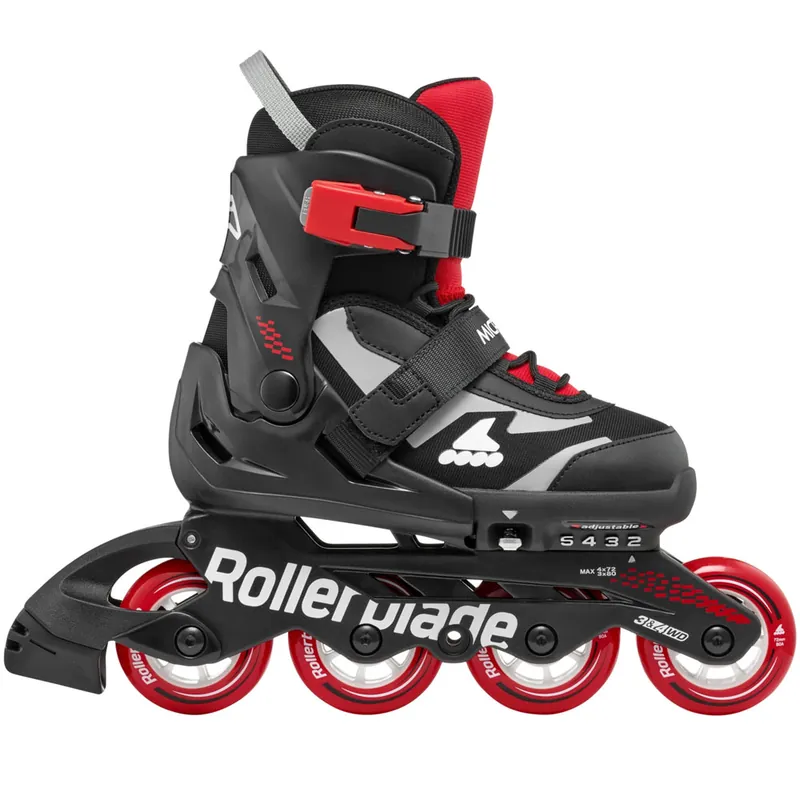 Rollerblade Microblade Inliner Black/Red- 28-32 - Nur noch 1 auf Lager