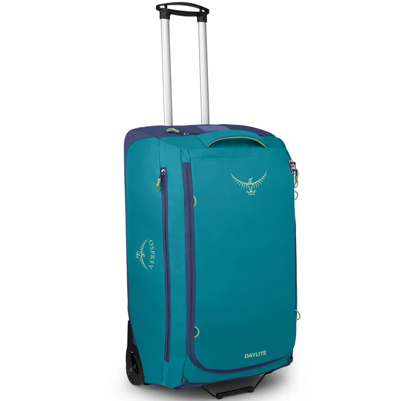 Osprey Daylite Wheeled Duffel 85 Reisekoffer Blue Spikemoss/Alkaline-