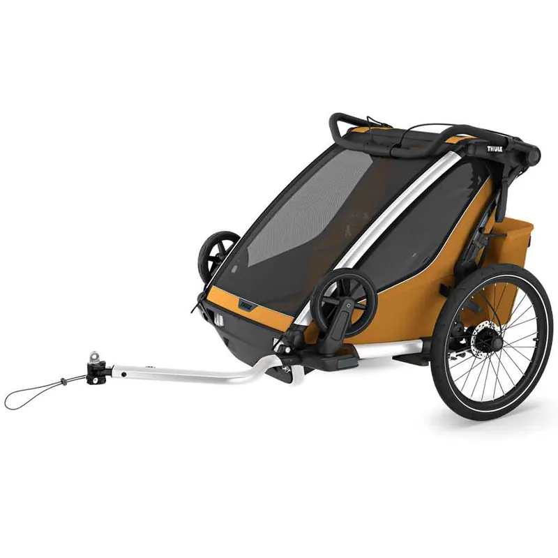 THULE Chariot Sport 2 Double Kinderanhänger Natural Gold-