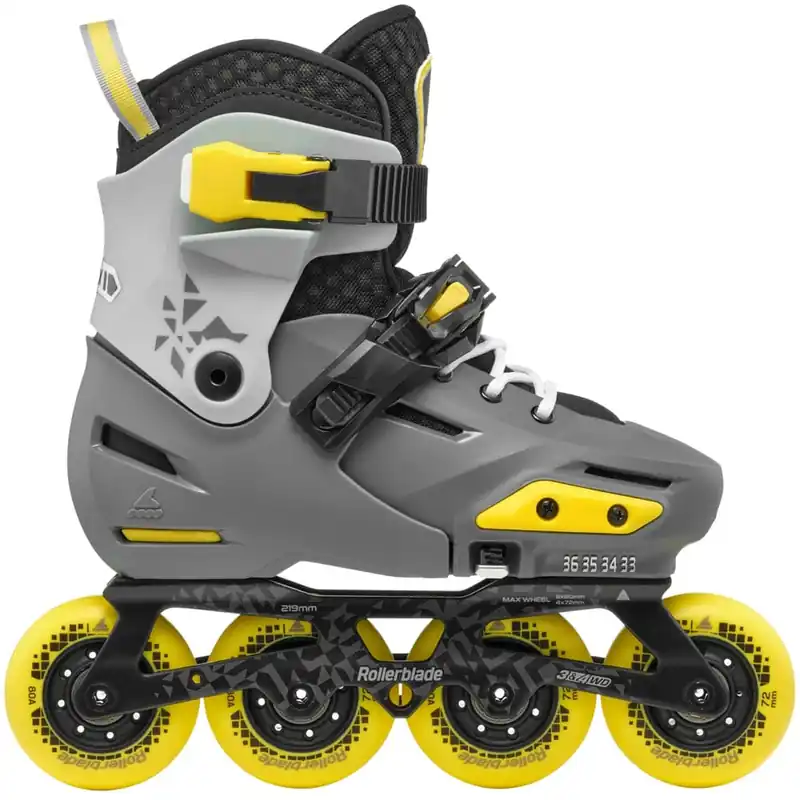 Rollerblade Apex Inline-Skates Charcoal/Yellow-