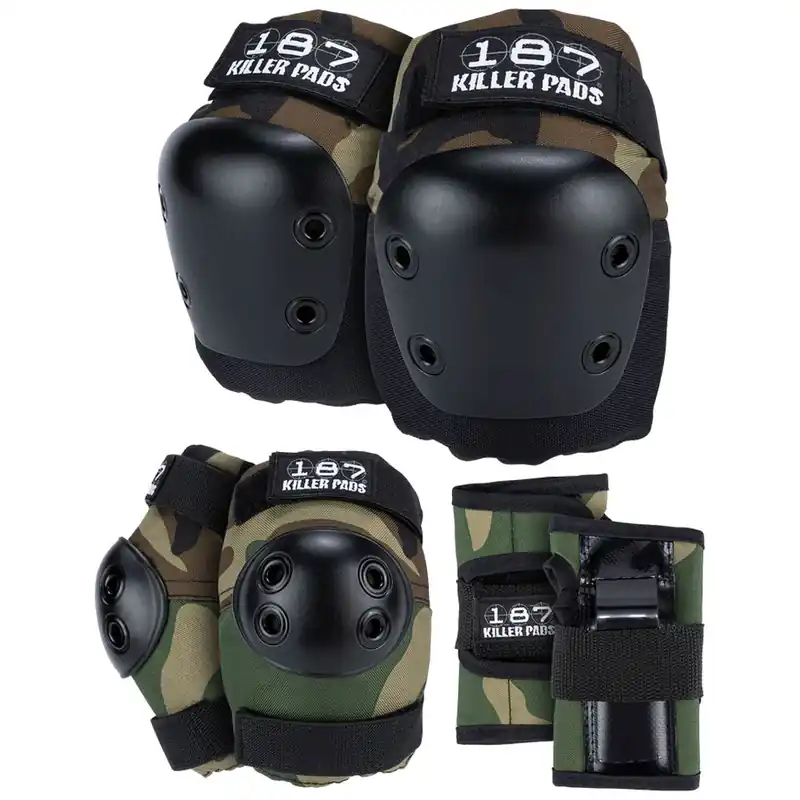 187 Killer Pads Jr. Six Pack Set Schützer-Set Camo-
