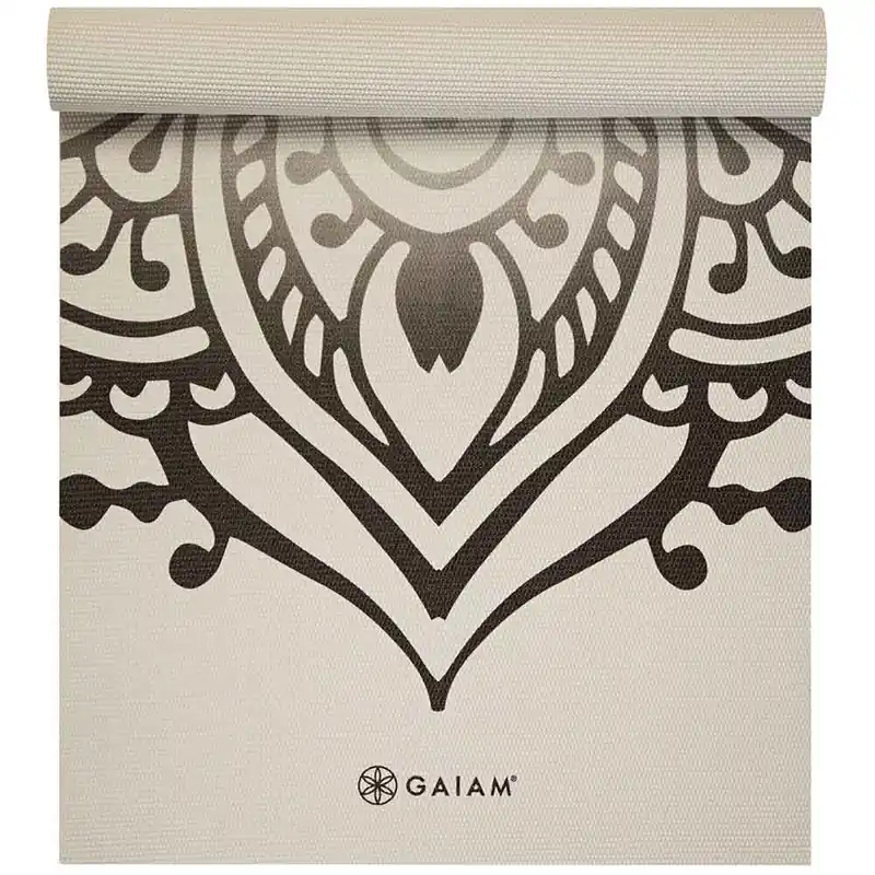 GAIAM Classic Printed 5mm Pilatesmatte Dovetail Sundial-