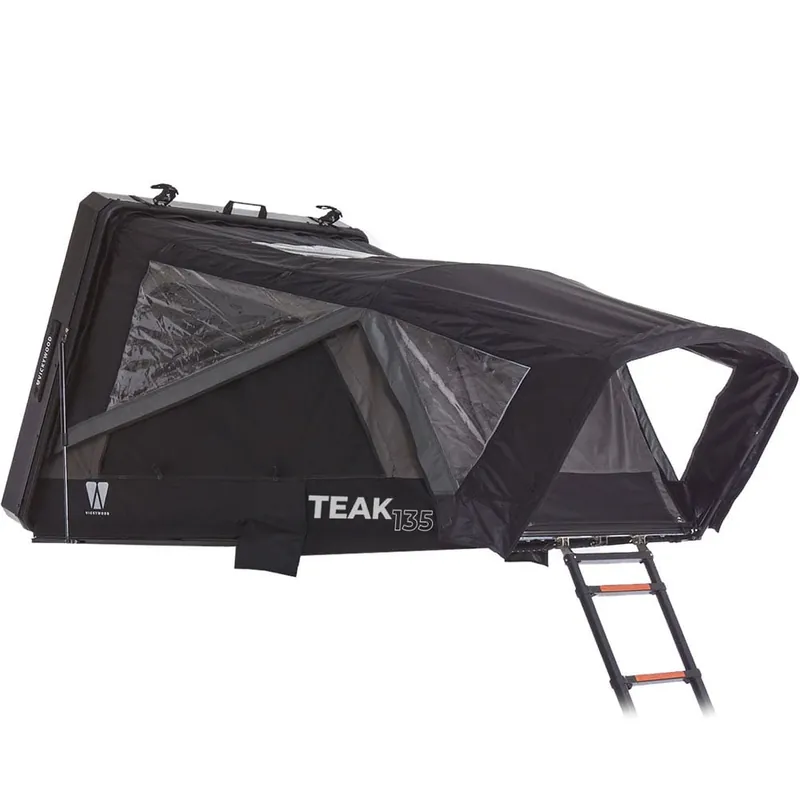 VICKYWOOD Teak 135 Hybrid-Dachzelt Grau-
