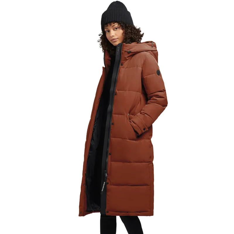 khujo Dairi Mantel Russet Brown-9