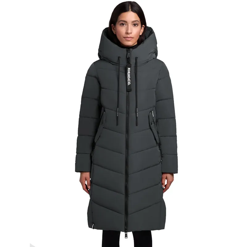 khujo Mikia2 Wintermantel Foam Green-9