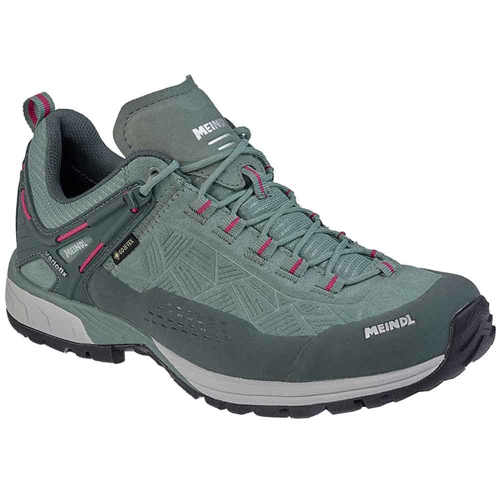 Meindl Top Trail Lady Gore-Tex - Rubinrot Wanderschuhe Linde/Rot- 36