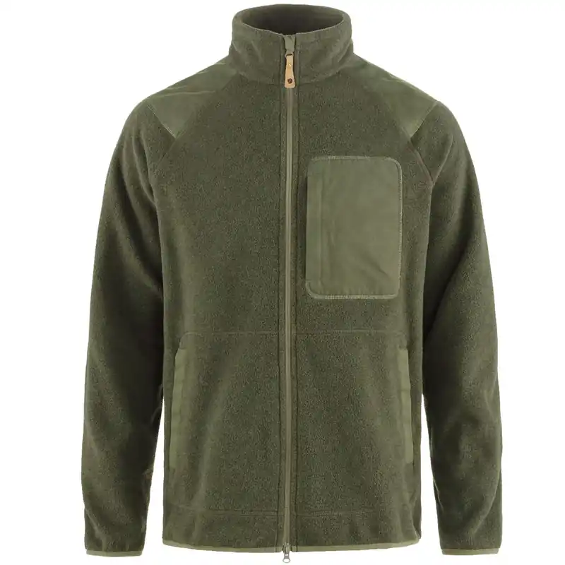 Fjällräven Värmland Fleece Outdoorjacke Laurel Green-9