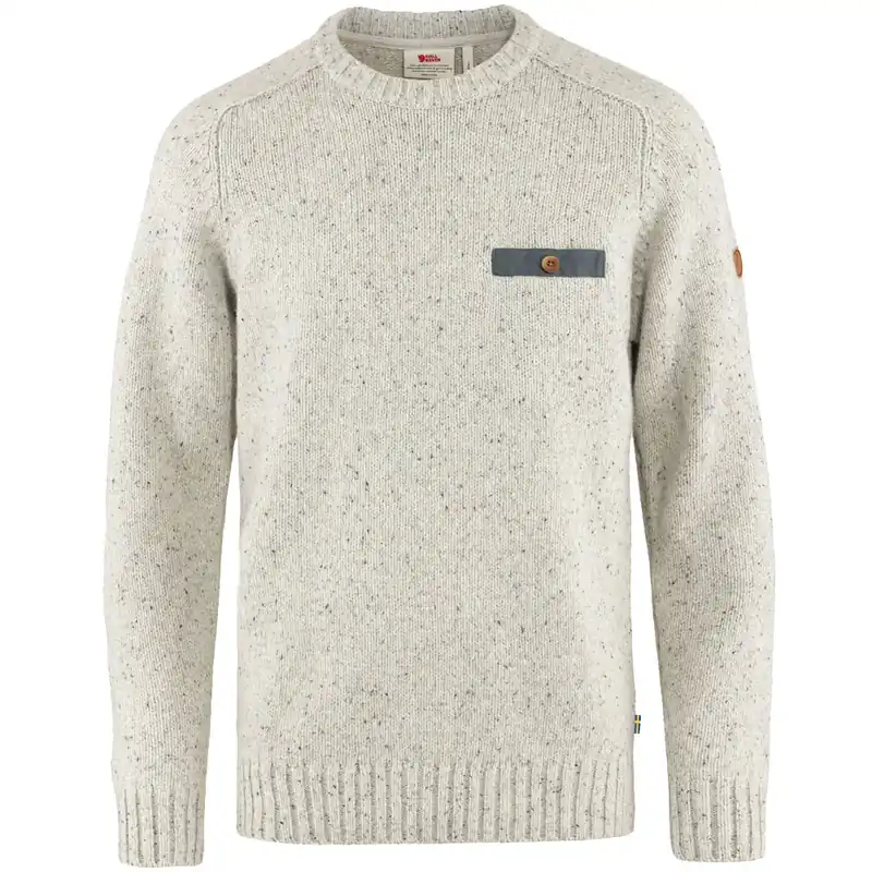 Fjällräven Lada Round-Neck Pullover Chalk White- XS