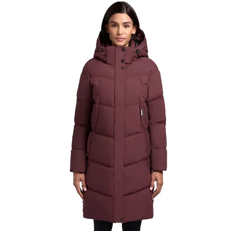 khujo Graya Wintermantel Moscato Red-9