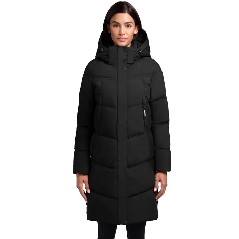 khujo Graya Steppmantel Black-9