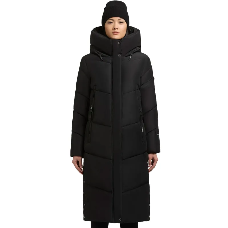 khujo Pulset Matt Wintermantel Black-9