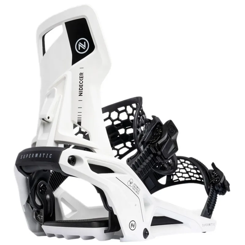 Nidecker OG Supermatic Snowboard-Bindung White- S