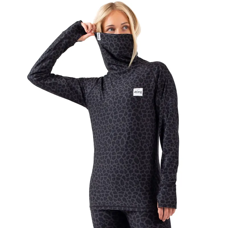 eivy Icecold Top Base Layer Black Leopard- XS