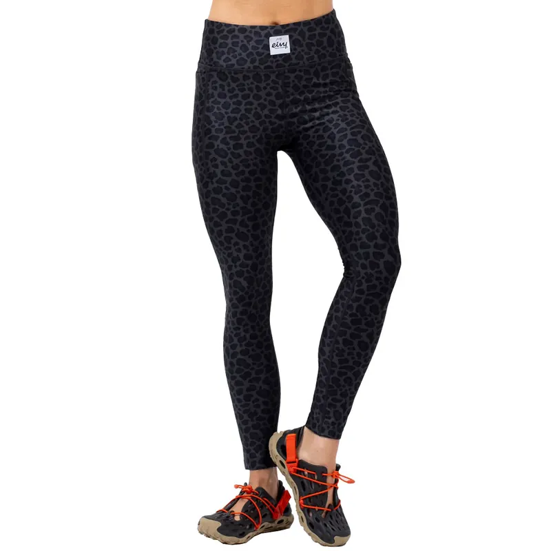 eivy Pocket Tights Funktionsleggings Black Leopard- XS