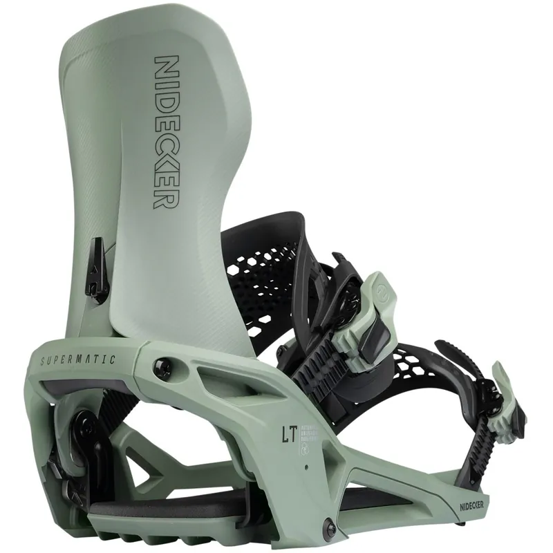 Nidecker LT Supermatic Snowboard-Bindung Olive- M