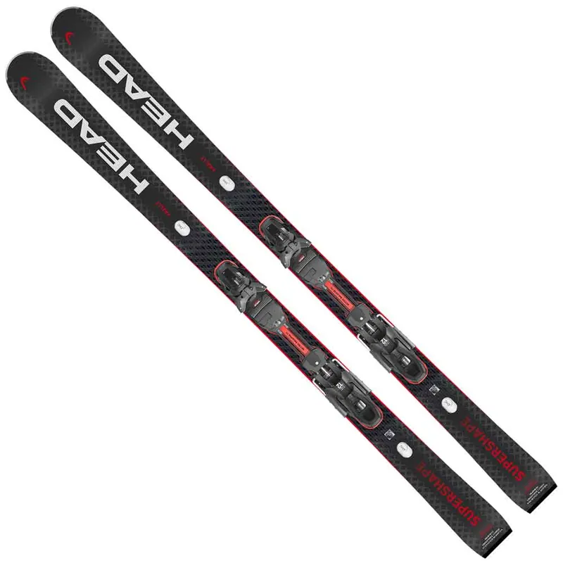 Head Supershape e-Rally Alpin-Ski Black/Red-