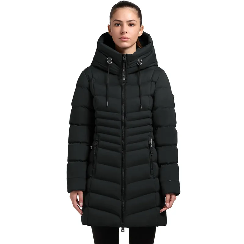 khujo Lava Kurzmantel Black-9
